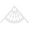 Ekena Millwork Pitch Classic Wagon Wheel Architectural Grade PVC Gable Pediment, 48"W x 28"H x 1"P (14/12) GPP048X028X100CWW - alternate 5